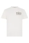 Golden Goose Journey Ws T-shirt Regular Light Cotton Jersey Wi In White