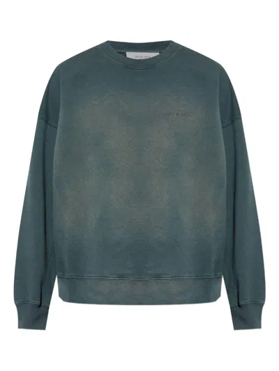 Golden Goose Cotton Crewneck Sweater In Gray