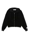 Golden Goose Women Cotton Cropped Hoodie In Black