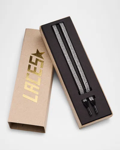 Golden Goose Cotton Crystal Logo Lace Kit In Multi