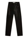 Golden Goose Crystal-embellished Wide-leg Jeans In Black