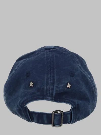 Golden Goose Cotton Hat In Blue