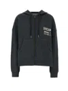 Golden Goose Journey Unisex Zip Up Hoodie In Blue