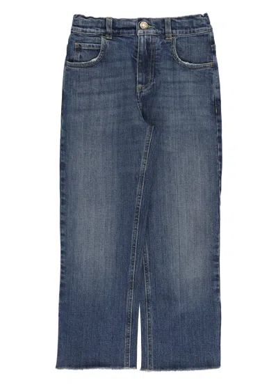 Golden Goose Kids' Cotton Jeans In Blue
