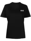 Golden Goose Cotton Jersey T-shirt In Black