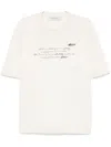 Golden Goose Men's Hand Writing T-shirt In White