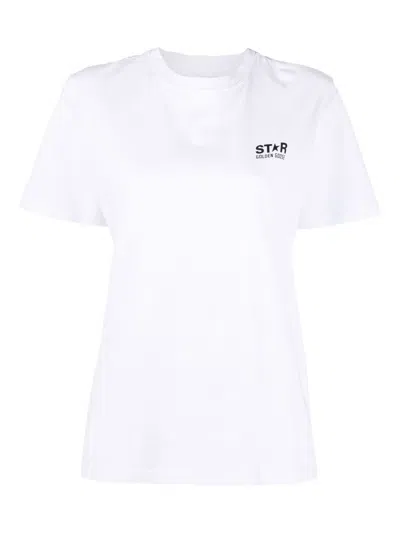 Golden Goose Cotton Jersey T-shirt In White