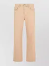 Golden Goose Cotton Pants With Belt Loops And Contrast Stitching