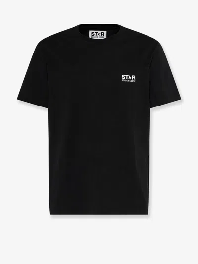 Golden Goose Cotton Regular T-shirt In Black