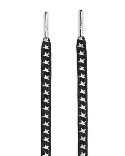Golden Goose Cotton Shoe Laces Kit In Black