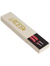 Golden Goose Logo-print Lurex Shoe Laces In Red