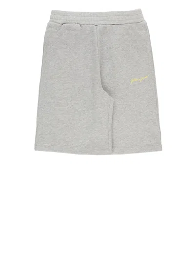 Golden Goose Kids' Cotton Shorts In Gray