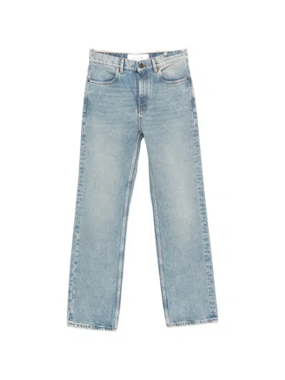 Golden Goose Cotton Straight-leg Jeans In Blue