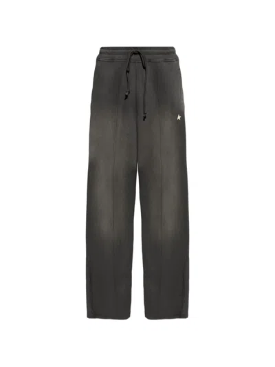 Golden Goose Cotton Sweatpants Joggers In Gray