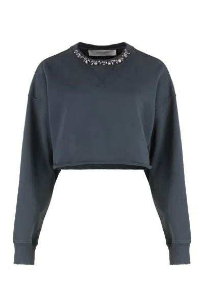 Golden Goose Cotton Sweatshirt In Gray