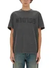 Golden Goose Logo Distressed Cotton Jersey T-shirt