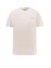 Golden Goose Cotton T-shirt With Back Glittered Print In White