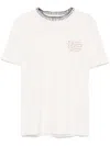 Golden Goose Text-embroidered T-shirt In Multicolour