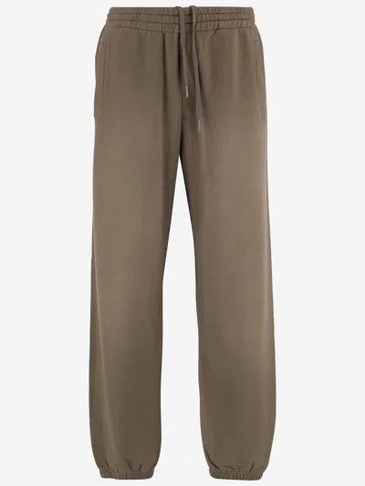 Golden Goose Cotton Trousers In Brown