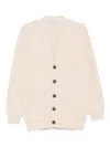 Golden Goose Cardigan Danielle In Misto Cotone Stretch Beige  Donna In Neutral