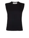 Golden Goose Cotton Vest With Applied Beads In Black
