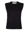 Golden Goose Cotton Vest With Applied Beads In Black
