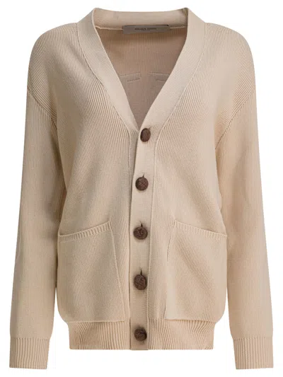 Golden Goose C.p.company Cotton Cardigan In Brown