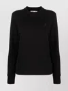 Golden Goose Crew Neck Logo Cotton Sweatshirt With Star Patch