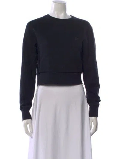 Pre-owned Golden Goose Crew Neck Long Sleeve Sweatshirt In Black