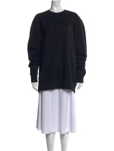 Pre-owned Golden Goose Crew Neck Long Sleeve Sweatshirt In Black