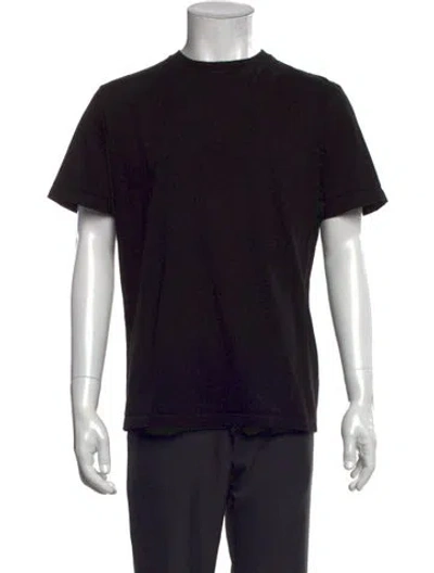 Pre-owned Golden Goose Crew Neck Short Sleeve T-shirt In Black