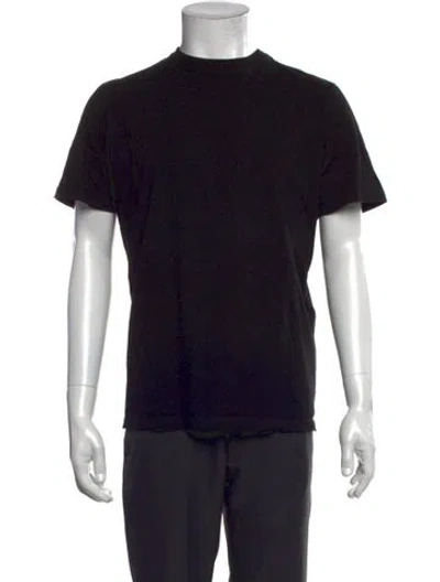 Pre-owned Golden Goose Crew Neck Short Sleeve T-shirt In Black