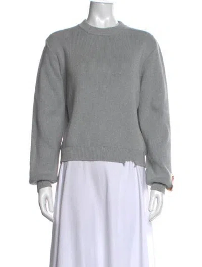 Pre-owned Golden Goose Crew Neck Sweater In Grey
