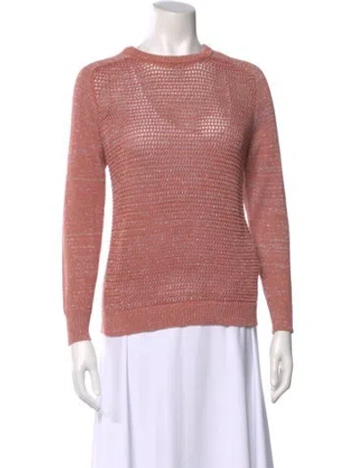 Pre-owned Golden Goose Crew Neck Sweater In Pink