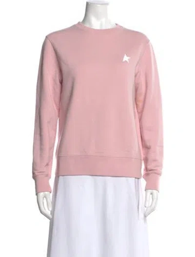 Pre-owned Golden Goose Crew Neck Sweater In Pink