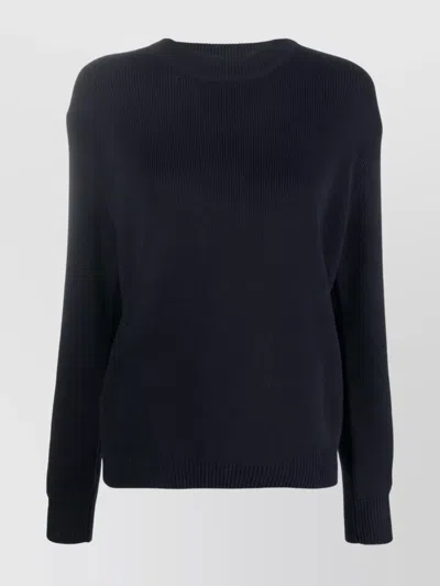 GOLDEN GOOSE CREW-NECK SWEATER WITH LOGO ON BACK