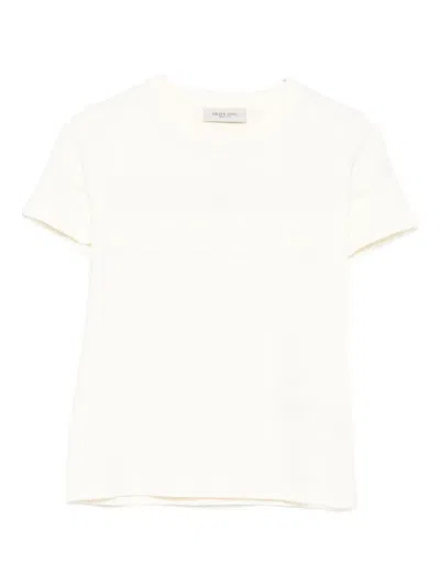 Golden Goose Kids' Crew-neck T-shirt In Neutral