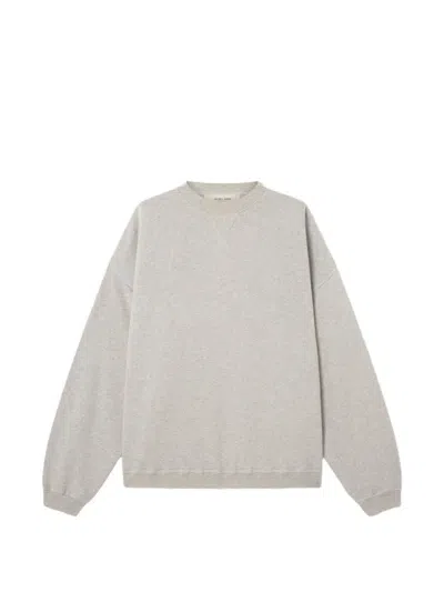 Golden Goose Crew-neck Cotton Sweatshirt In Gray