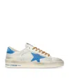 Golden Goose Croc-embossed Leather Stardan Sneakers In White