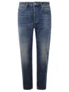 Golden Goose Cropped Flare Jeans In Blue