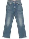 Golden Goose Golden Ws Cropped Flare Medium Wash Jeans