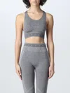 Golden Goose Heathered Star Racerback Sleeveless Top In Grey
