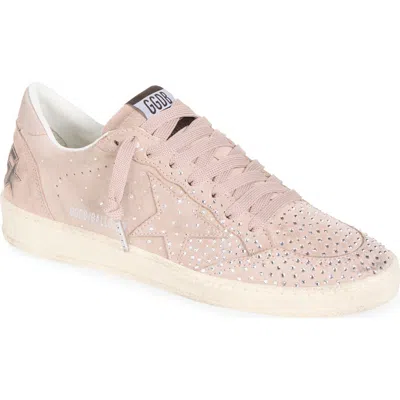 Golden Goose Crystal Ball Star Sneaker In Pink