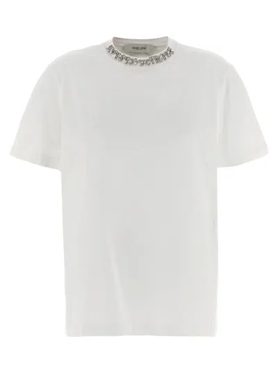GOLDEN GOOSE GOLDEN GOOSE CRYSTAL CREW NECK T-SHIRT