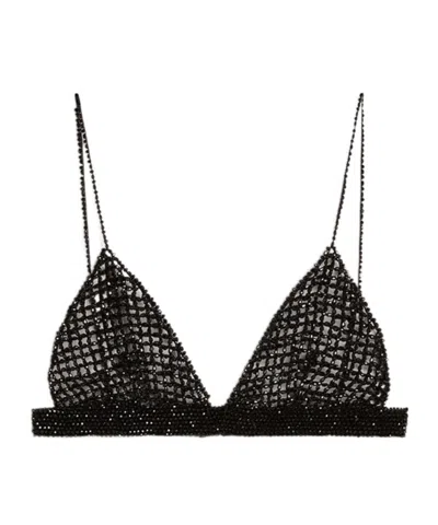 GOLDEN GOOSE GOLDEN GOOSE DELUXE BRAND EMBELLISHED CROCHET TOP