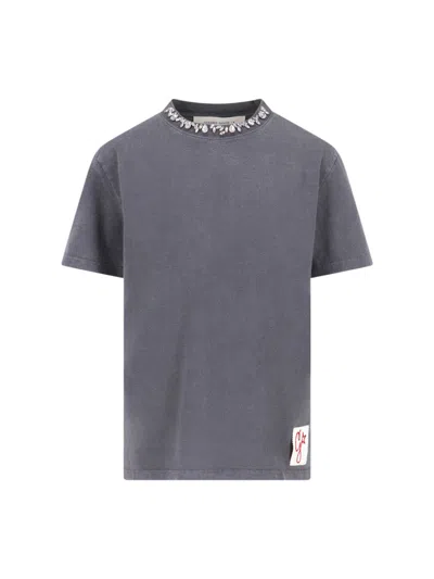 GOLDEN GOOSE CRYSTAL DETAIL T-SHIRT