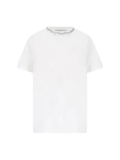 GOLDEN GOOSE CRYSTAL DETAIL T-SHIRT