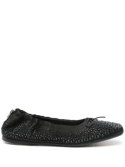 Golden Goose Crystal-embellished Ballet Flats In Black