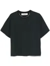 GOLDEN GOOSE GOLDEN GOOSE CRYSTAL EMBELLISHED COTTON T SHIRT