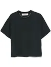 GOLDEN GOOSE GOLDEN GOOSE CRYSTAL EMBELLISHED COTTON T-SHIRT